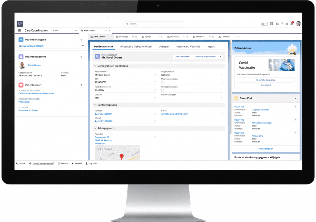 Salesforce healthcare